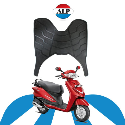 ALP Scooter Foot Mat Black Floor Mat for Hero Duet