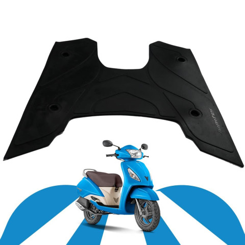 ALP Rubber Scooter Foot Mat for Jupiter - Black