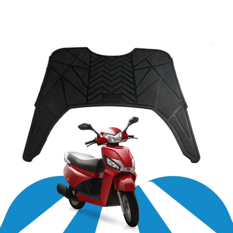 ALP Scooter Foot Mat Black Floor Mat for Mahindra Gusto