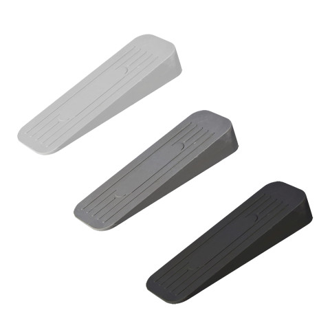 ALP Heavy Duty Non Slip Rubber Door Stoppers (1 Black, 1 White & 1 Grey)