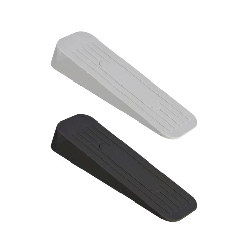 ALP Heavy Duty Non Slip Rubber Door Stoppers (1 Black & 1 White)